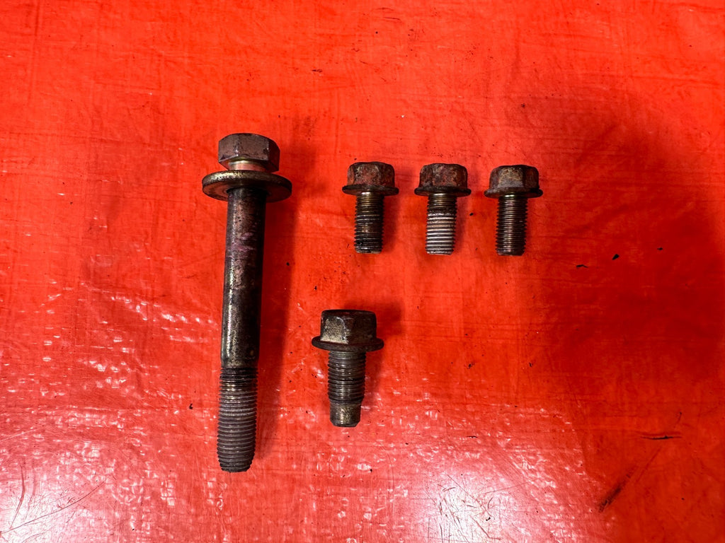88 91 HONDA CIVIC   PASSENGER RIGHT TRANSMISSION MOTOR MOUNT BOLTS HARDWARE 3252