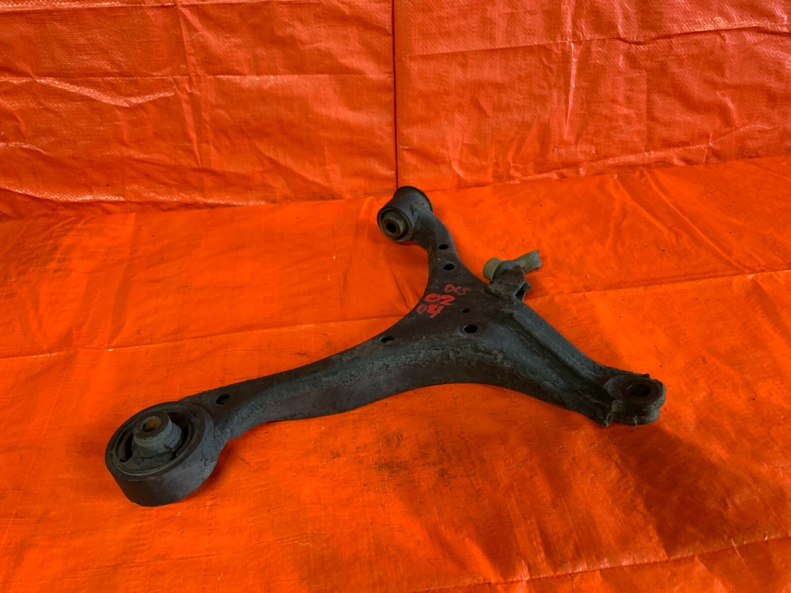 02   04 ACURA RSX TYPE S   PASSENGER RIGHT FRONT LOWER CONTROL ARM _ OEM FACTORY0