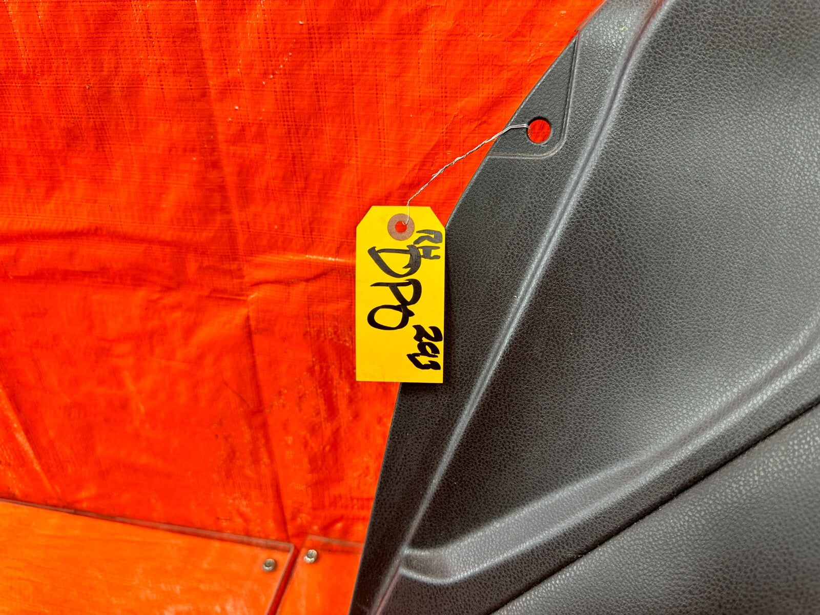 14 16 SCION FRS   PASSENGER RIGHT FRONT DOOR PANEL CARD INSERT LINING   OEM #2931