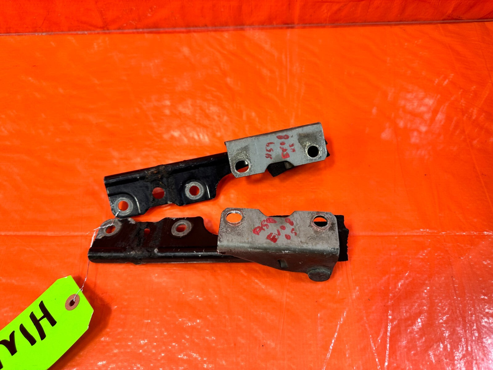 03 06 LANCER EVOLUTION VIII 8 EVO IX 9   LEFT RIGHT HOOD HINGES OEM #EVO95
