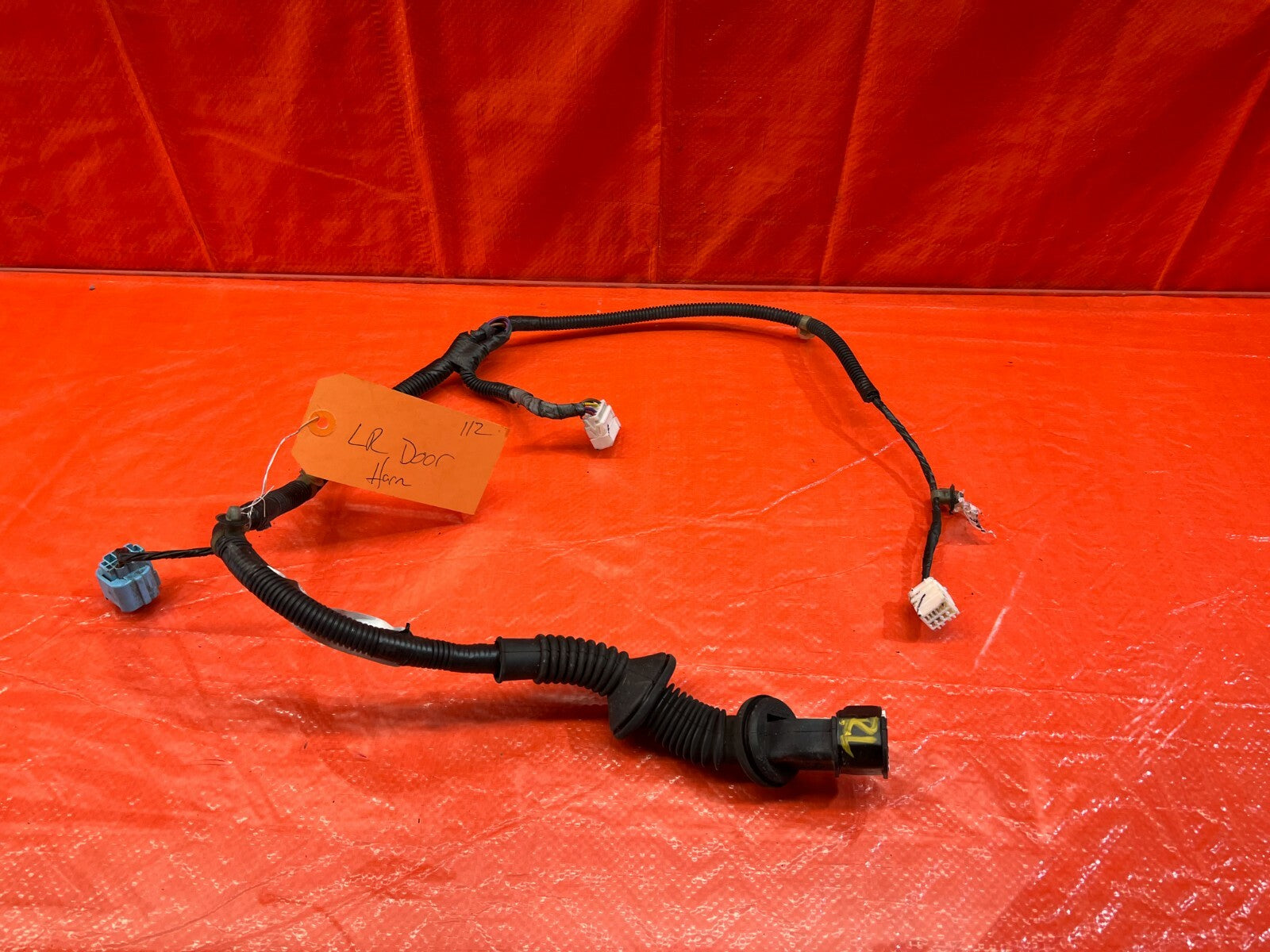 06 11 HONDA CIVIC SEDAN   DRIVER LEFT REAR DOOR SPEAKER WINDOW WIRE HARNESS OEM0