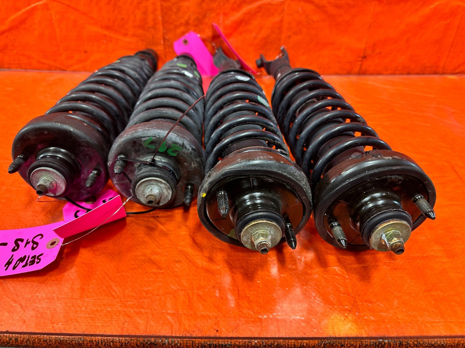 96 00 HONDA CIVIC GENUINE   FACTORY SUSPENSION SHOCKS AND SPRINGS OEM 2978