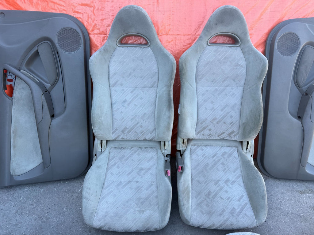 02 06 ACURA RSX   COMPLETE CLOTH INTERIOR   FRONT SEATS REAR SEATS DOOR PANELS3