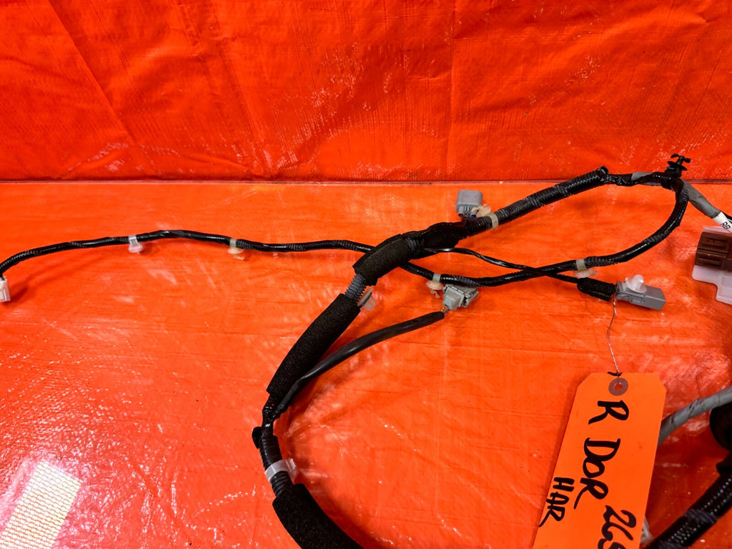 12 13 HONDA CIVIC SI 2D COUPE   PASSENGER RIGHT DOOR WIRING HARNESS WIRE LOOM8