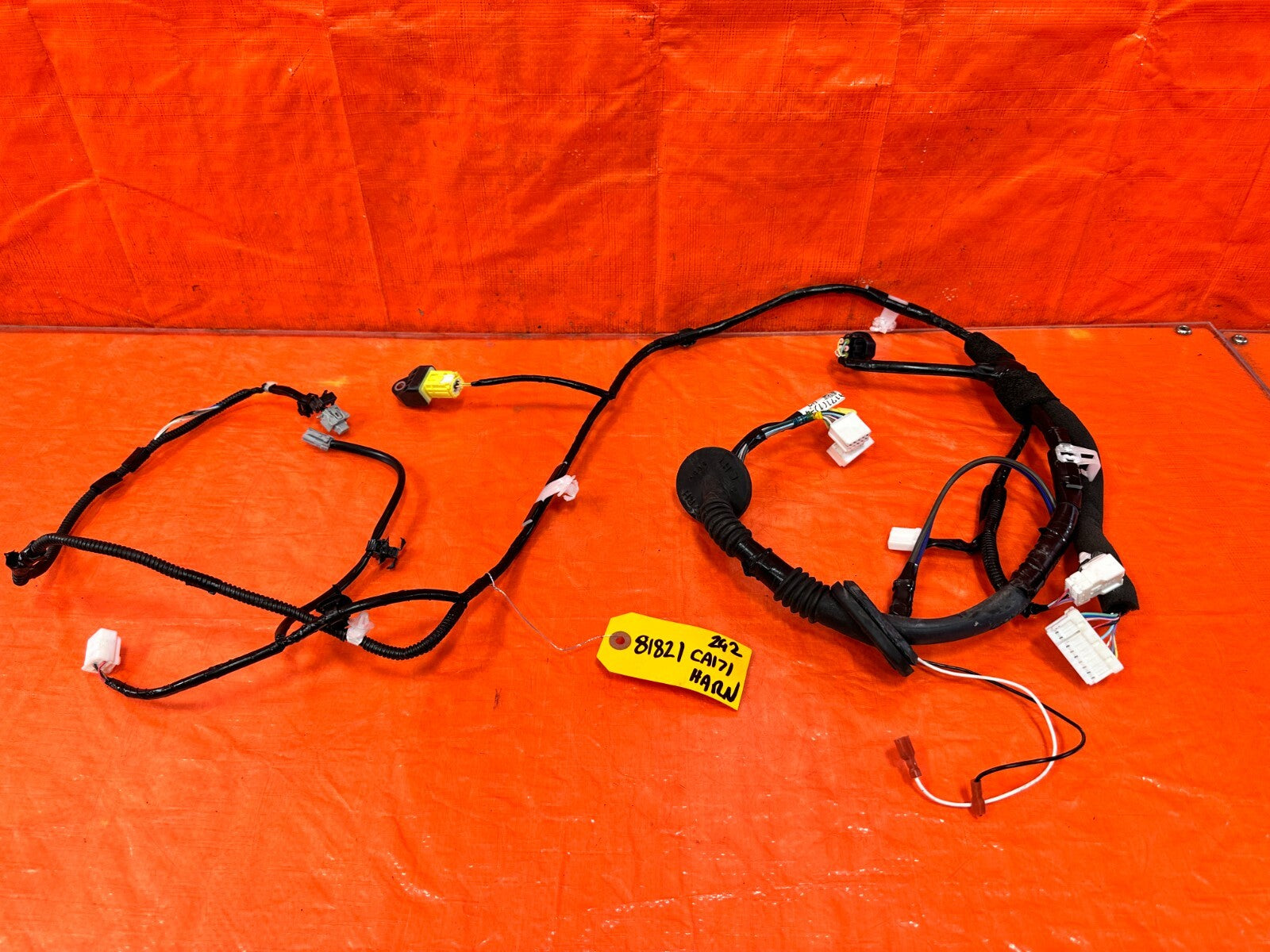 17 20 SUBARU BRZ   PASSENGER RIGHT FRONT DOOR WIRING HARNESS WIRE LOOM   OEM 2920