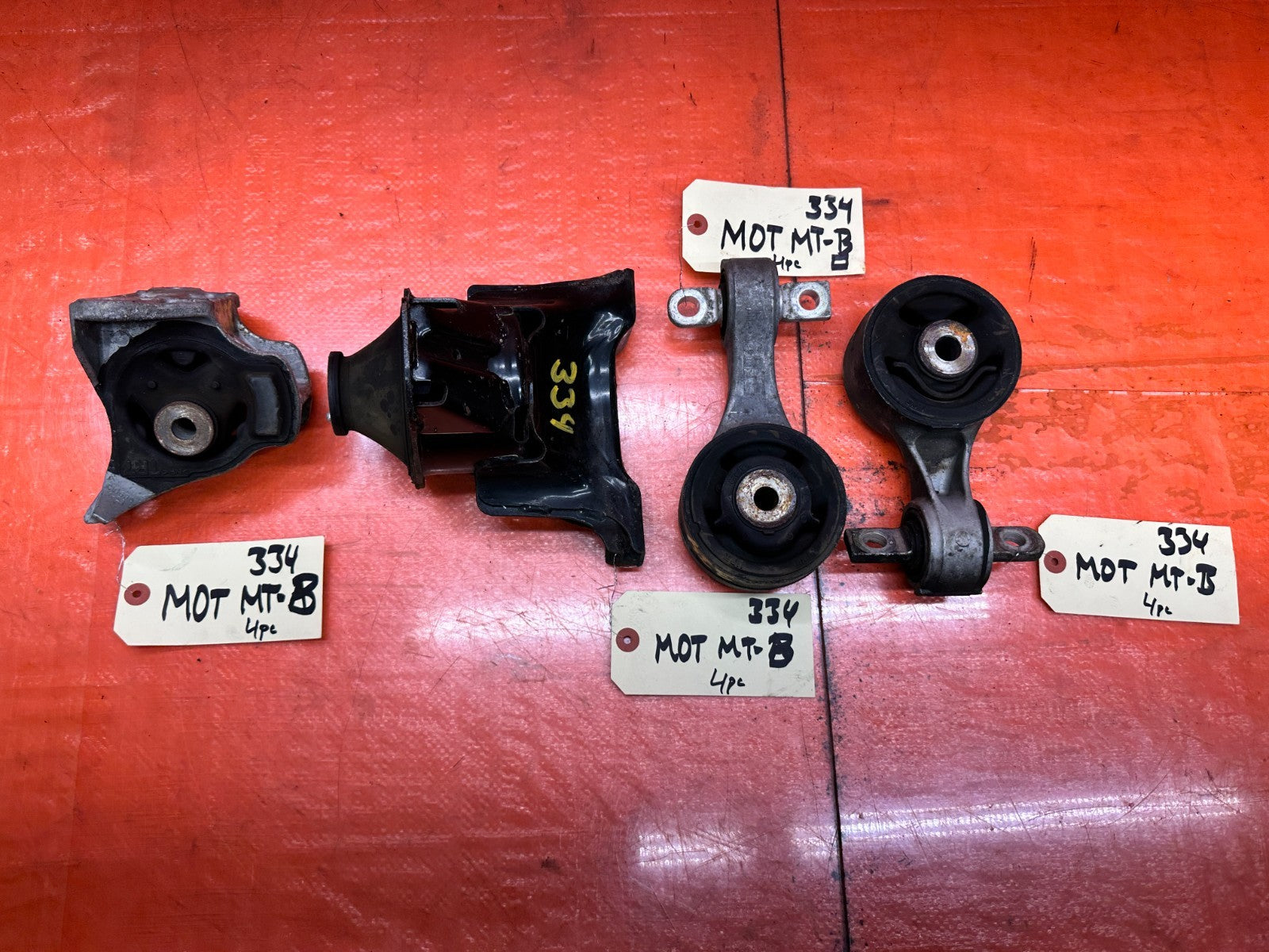 13 15 HONDA CIVIC SI 4D 2.4L K24Z7 ENGINE MOTOR TRANSMISSION MOUNT SET 4 OEM #330