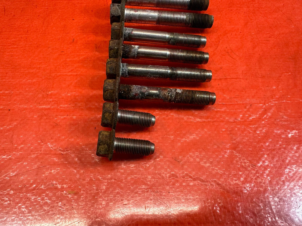 09 12 LANCER EVOLUTION X EVO 10   REAR SUB FRAME CROSS MEMBER BOLTS HARDWARE 2144
