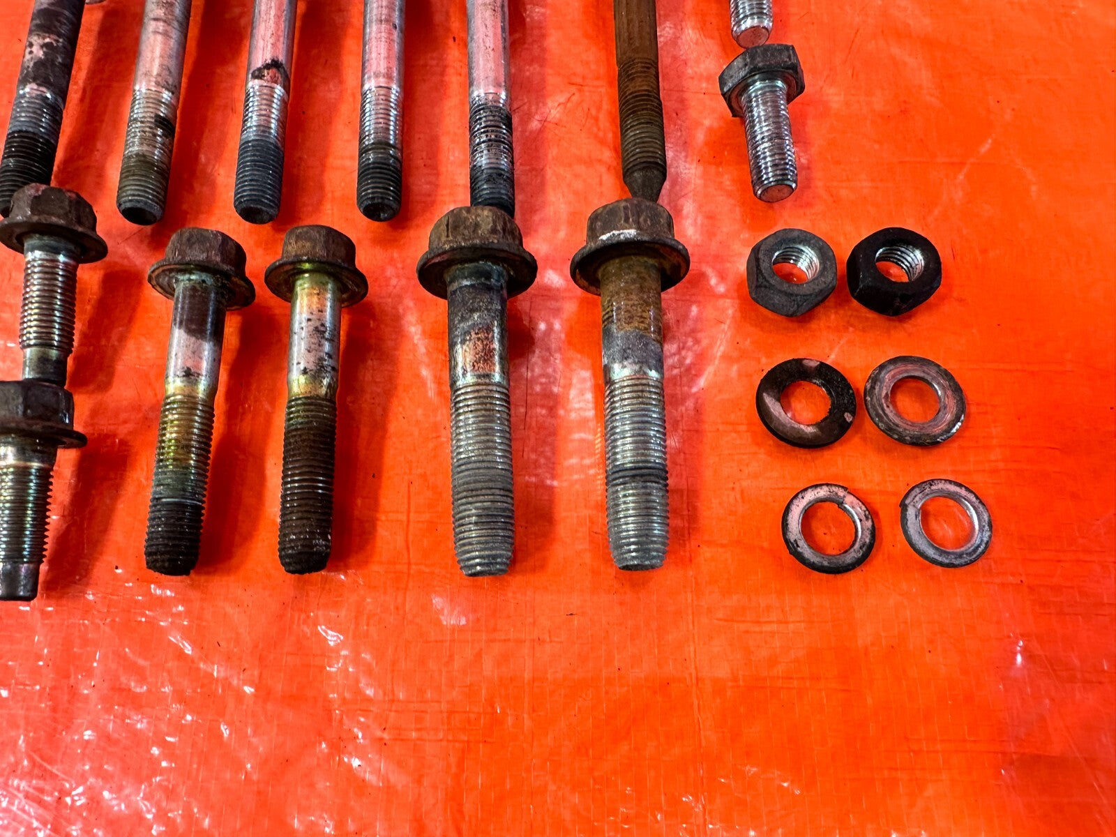 94 01 ACURA INTEGRA   TRAILING ARM TO CHASSIS BOLTS HARDWARE   OEM #2817