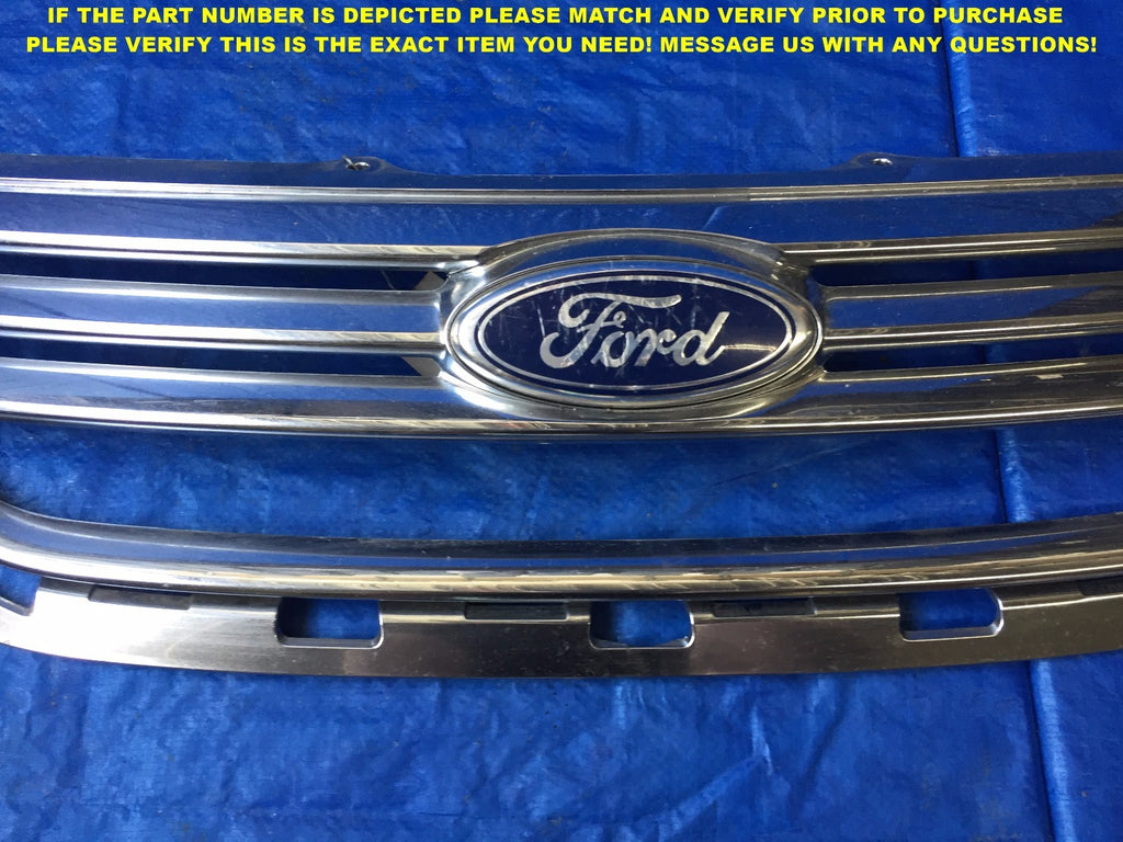 OEM 2011 2012 2013 11 12 13 FORD FIESTA CHROME FACTORY GRILLE AE83 8150 AAW3
