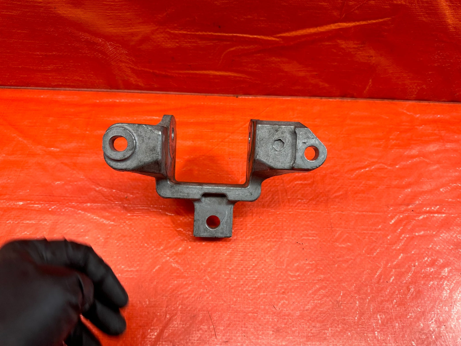 08 15 LANCER EVOLUTION X EVO 10 MR ALUMINUM AUTOMATIC TRANSMISSION BRACKET #20610
