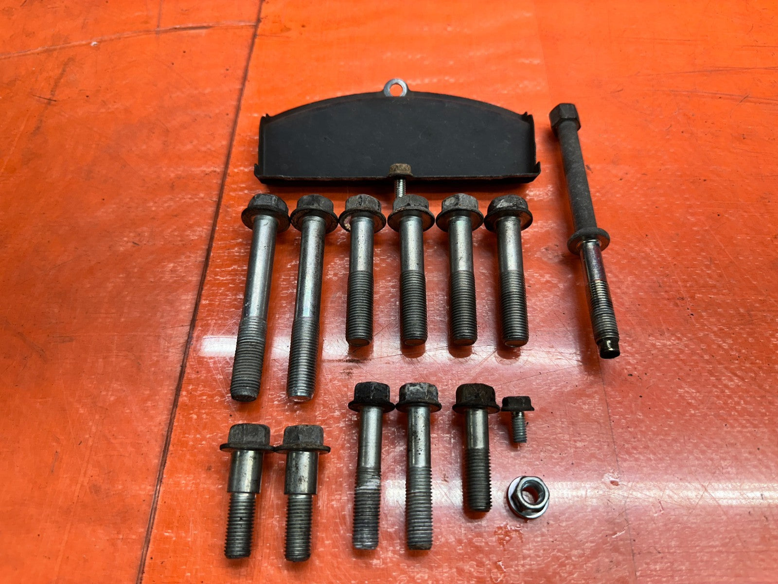 13 15 HONDA CIVIC SI 2.4L MT TRANSMISSION BELLHOUSING BOLTS & FLYWHEEL COVER 3344