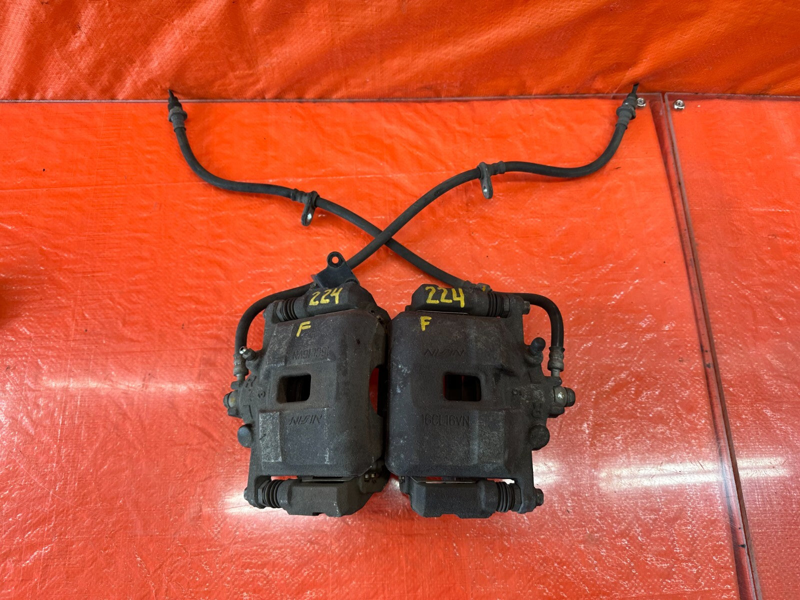 00 09 HONDA S2000   FRONT BRAKE CALIPERS   LEFT RIGHT CALIPER SET   OEM #2245