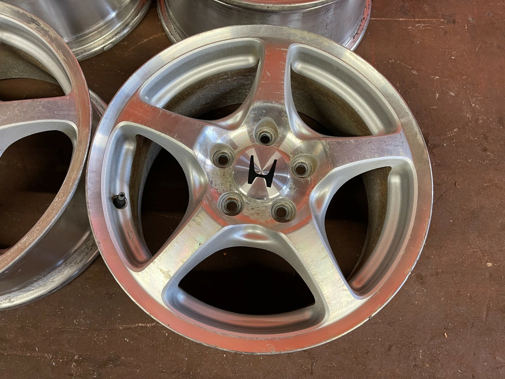 00 03 HONDA S2000 AP1   GENUINE FACTORY WHEEL SET   WHEELS RIMS   FRONT REAR OEM7