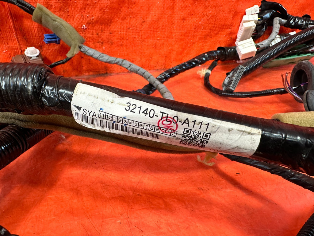 11 14 ACURA TSX   PASSENGER RIGHT INTERIOR FLOOR HARNESS WIRE LOOM OEM #3059