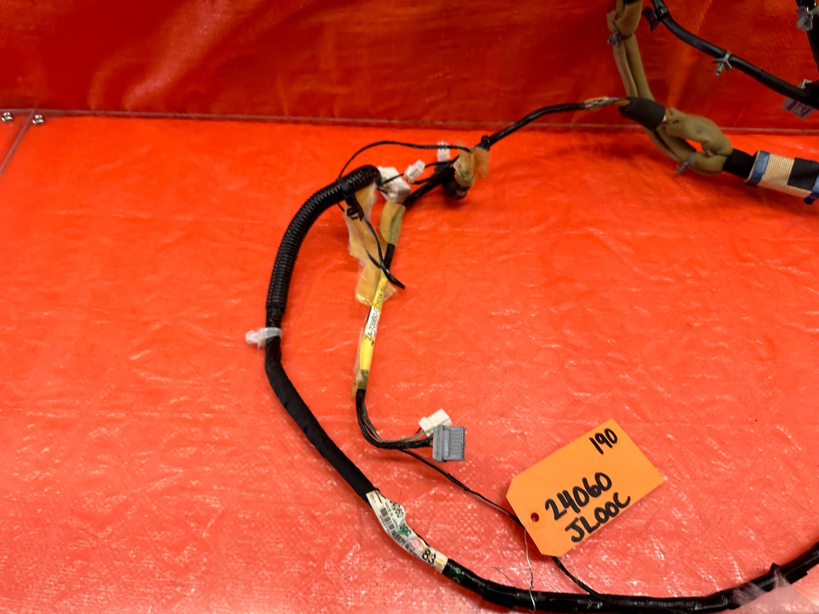 08 10 INFINITI G37 2D COUPE   SUNROOF WIRE HARNESS WIRING LOOM   OEM FACTORY 1908