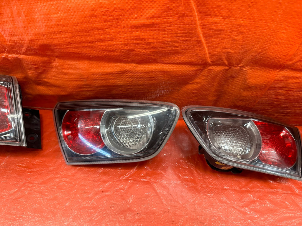 08 15 LANCER EVOLUTION X EVO 10   LEFT RIGHT INNER OUTER TAIL LIGHTS LAMPS #2149