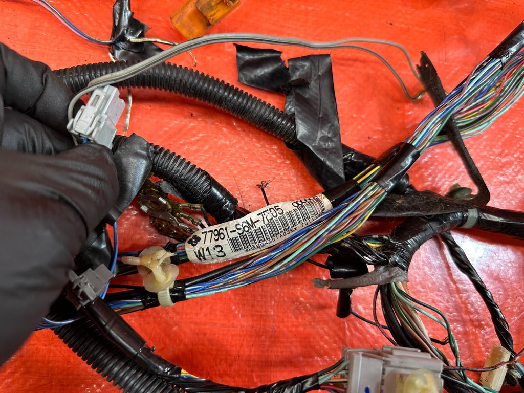 02 04 ACURA RSX   TYPE S   INTERIOR FLOOR WIRING HARNESS WIRE LOOM   OEM OE #2129