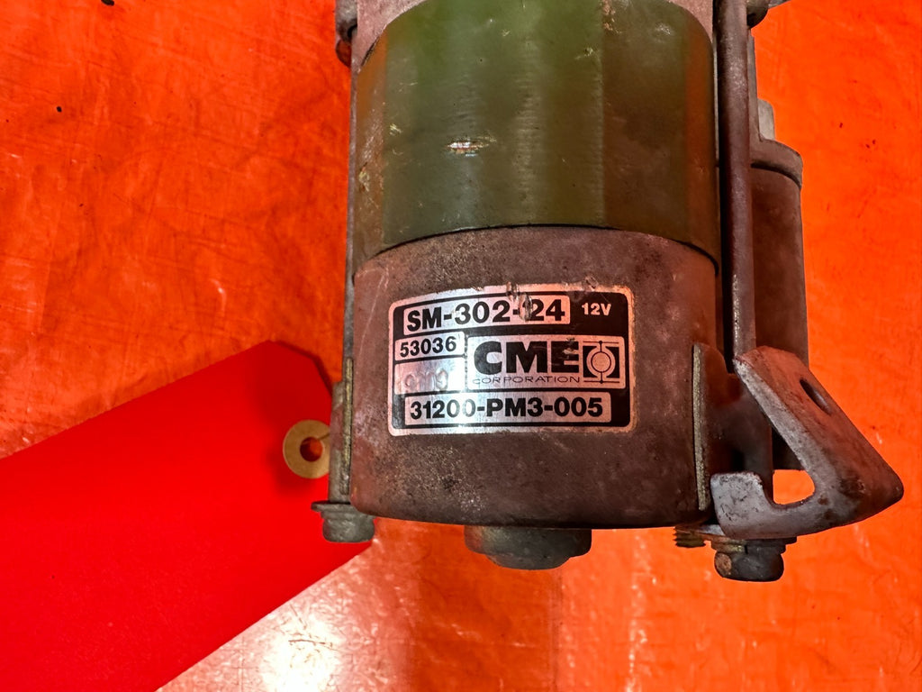 90 91 HONDA CIVIC HATCHBACK   5 SPEED MANUAL STICK SHIFT ENGINE STARTER OEM 32510