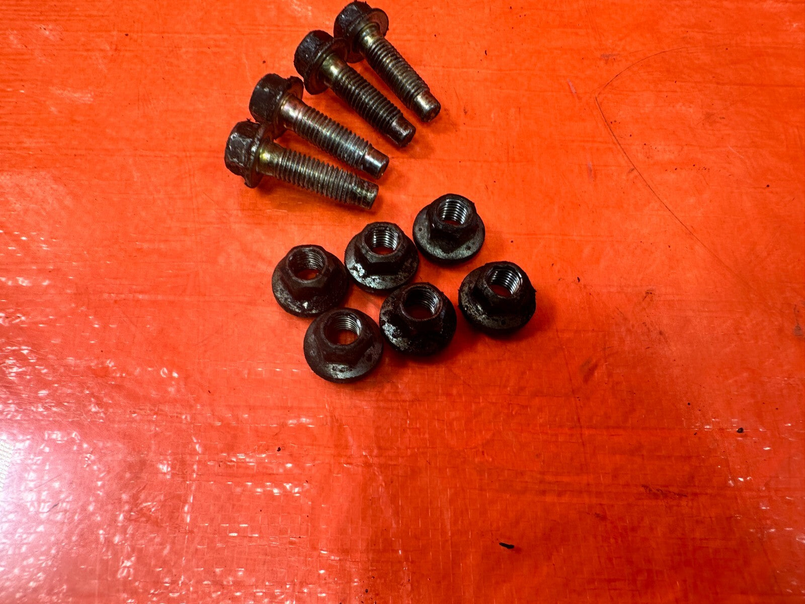 03 07 INFINITI G35 COUPE   RIGHT MOTOR MOUNT BOLT SET BOLTS   OEM 2981