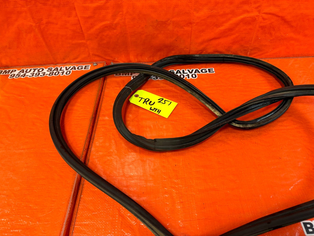 08 12 HONDA ACCORD SEDAN TRUNK WEATHER STRIP TRIM GASKET LINER LINING OEM #2514