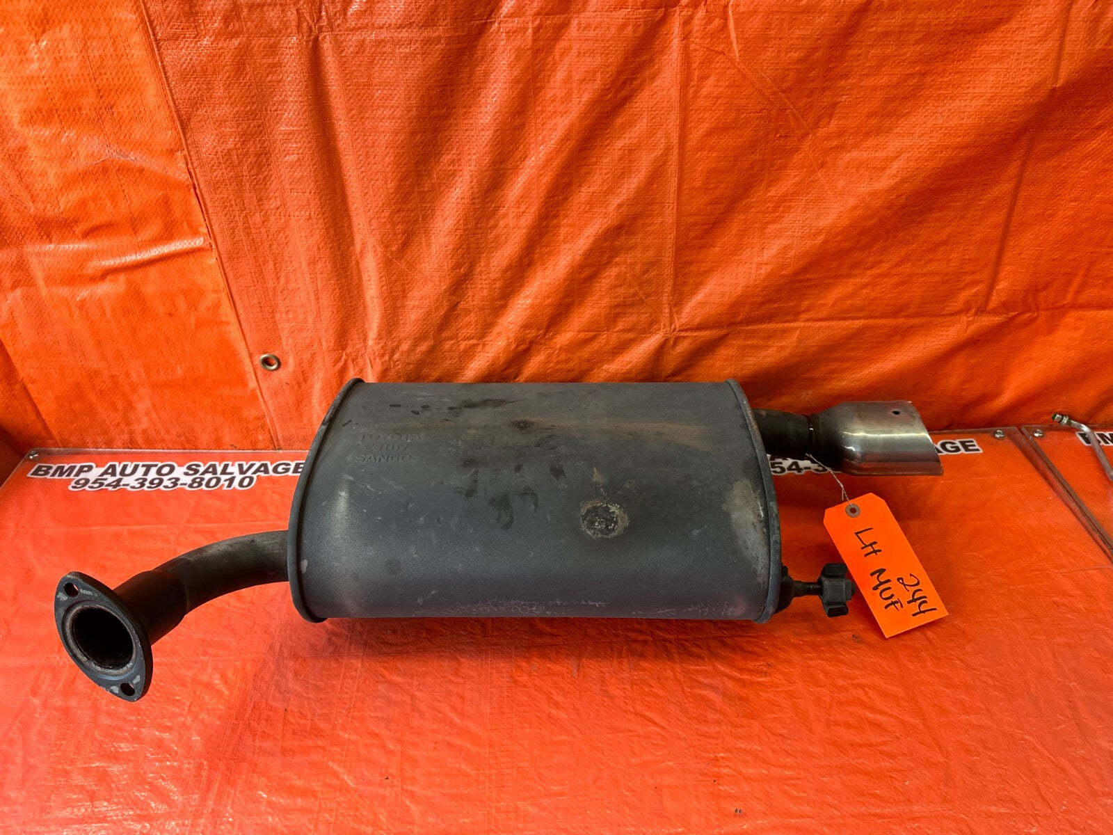 07 09 LEXUS ES350   DRIVER LEFT SIDE   EXHAUST PAN MUFFLER   OEM FACTORY #2449