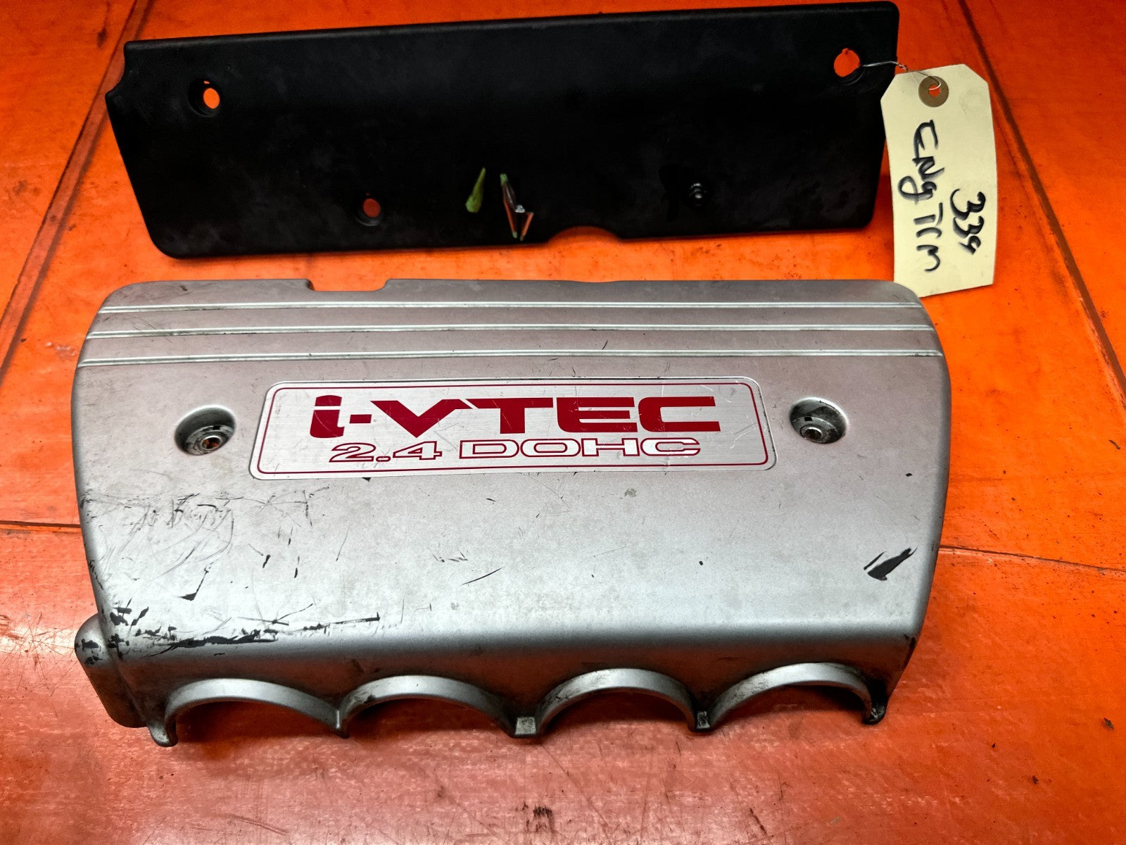 04-05 ACURA TSX 2.4L K24A2 INTAKE MANIFOLD COIL PACK COVER TRIM OEM #3398