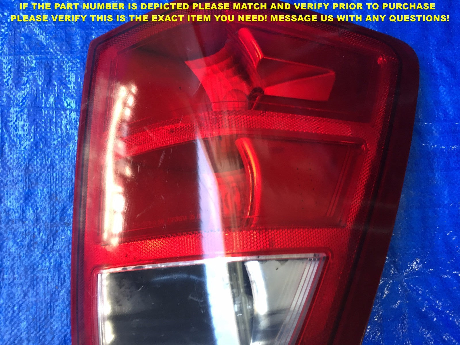 OEM 2007 2008 2009 2010 JEEP CHEROKEE PASSENGER RIGHT TAIL LGHT 2A2