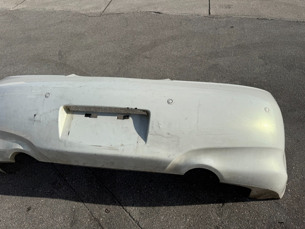09 15 INFINITI G37 Q60 CONVERTIBLE REAR BUMPER COVER WITH SENSORS OEM #3297