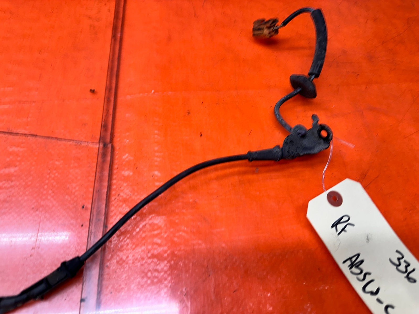 97 01 HONDA PRELUDE 2.2L PASSENGER RIGHT FRONT ABS WHEEL SPEED SENSOR WIRE #3367
