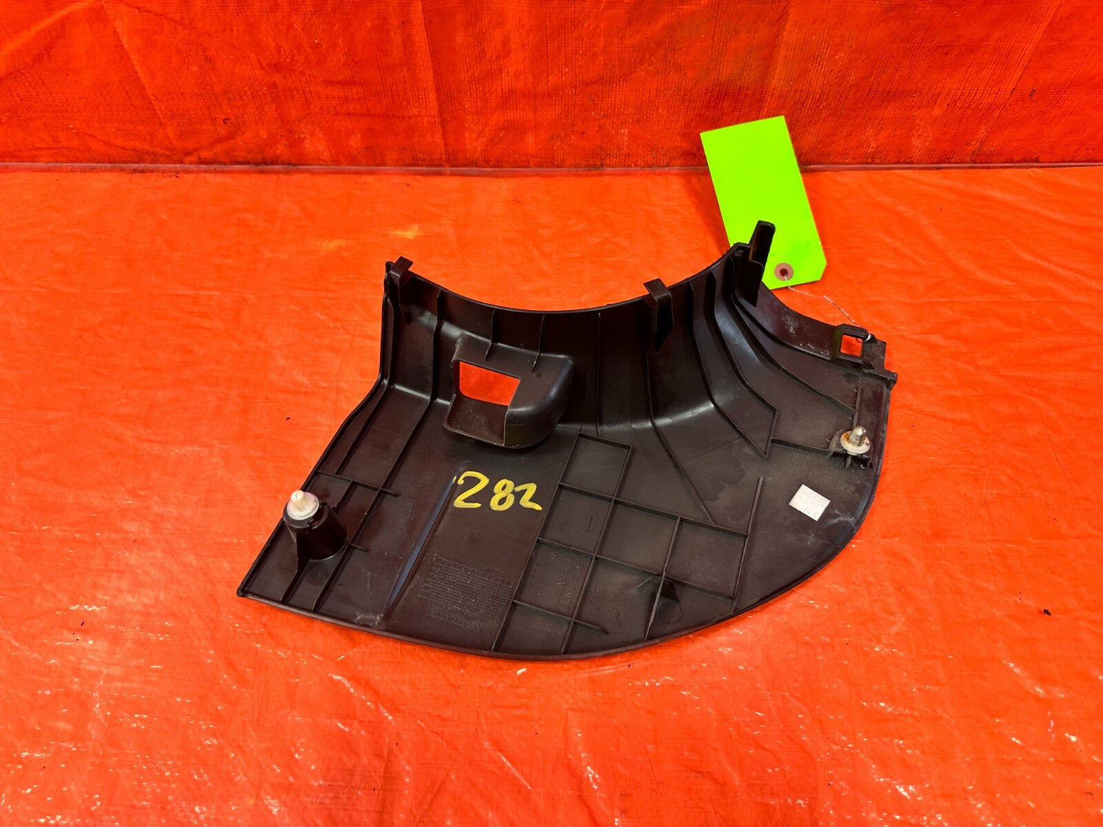 06 11 HONDA CIVIC SI 2.0L   KICK PANEL   DRIVER LEFT SIDE   BLACK   OEM #2823