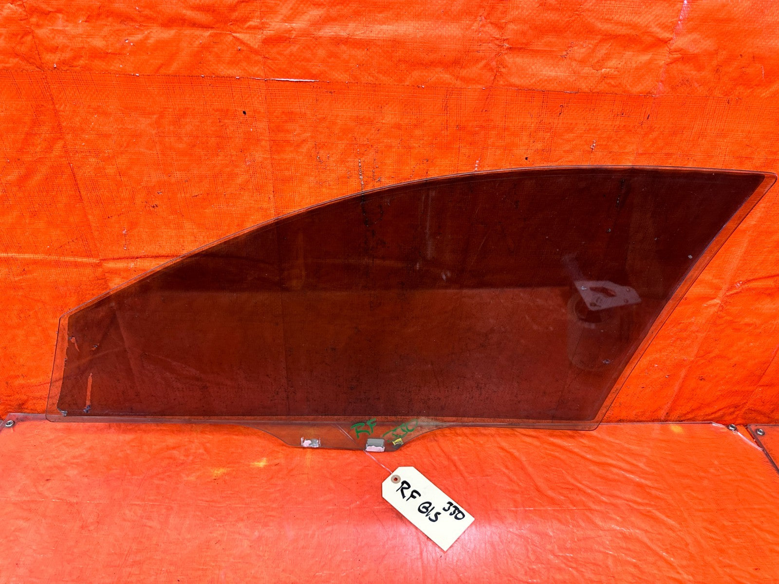04 08 ACURA TSX RIGHT PASS FRONT DOOR WINDOW DOOR GLASS OEM #3306