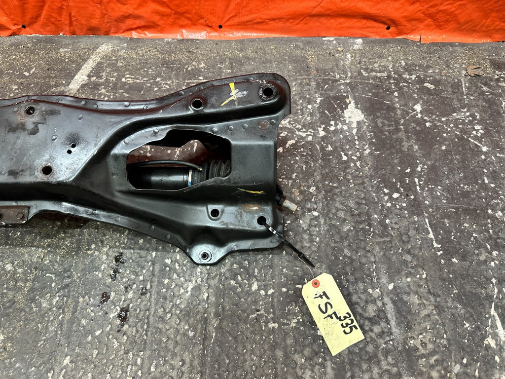 97 01 HONDA PRELUDE 2.2L FRONT SUBFRAME K MEMBER W/ POWER STEERING RACK OEM #33512
