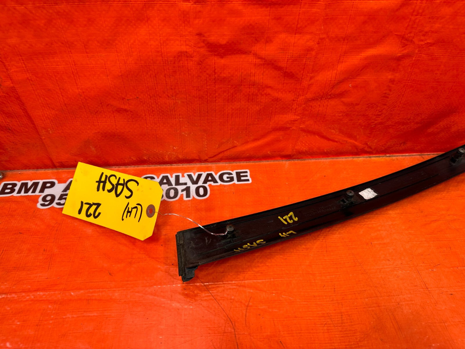 92 93 HONDA CIVIC COUPE & HATCH DRIVER LEFT DOOR SASH TRIM MOLDING STRIP OEM 2218