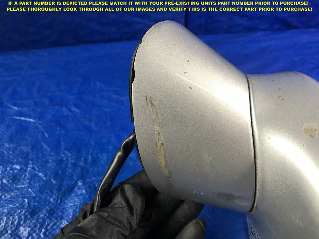 OEM 2000 2001 2002 2003 2004 2005 HONDA S2000 DRIVER LEFT MIRROR SILVER FLAW4