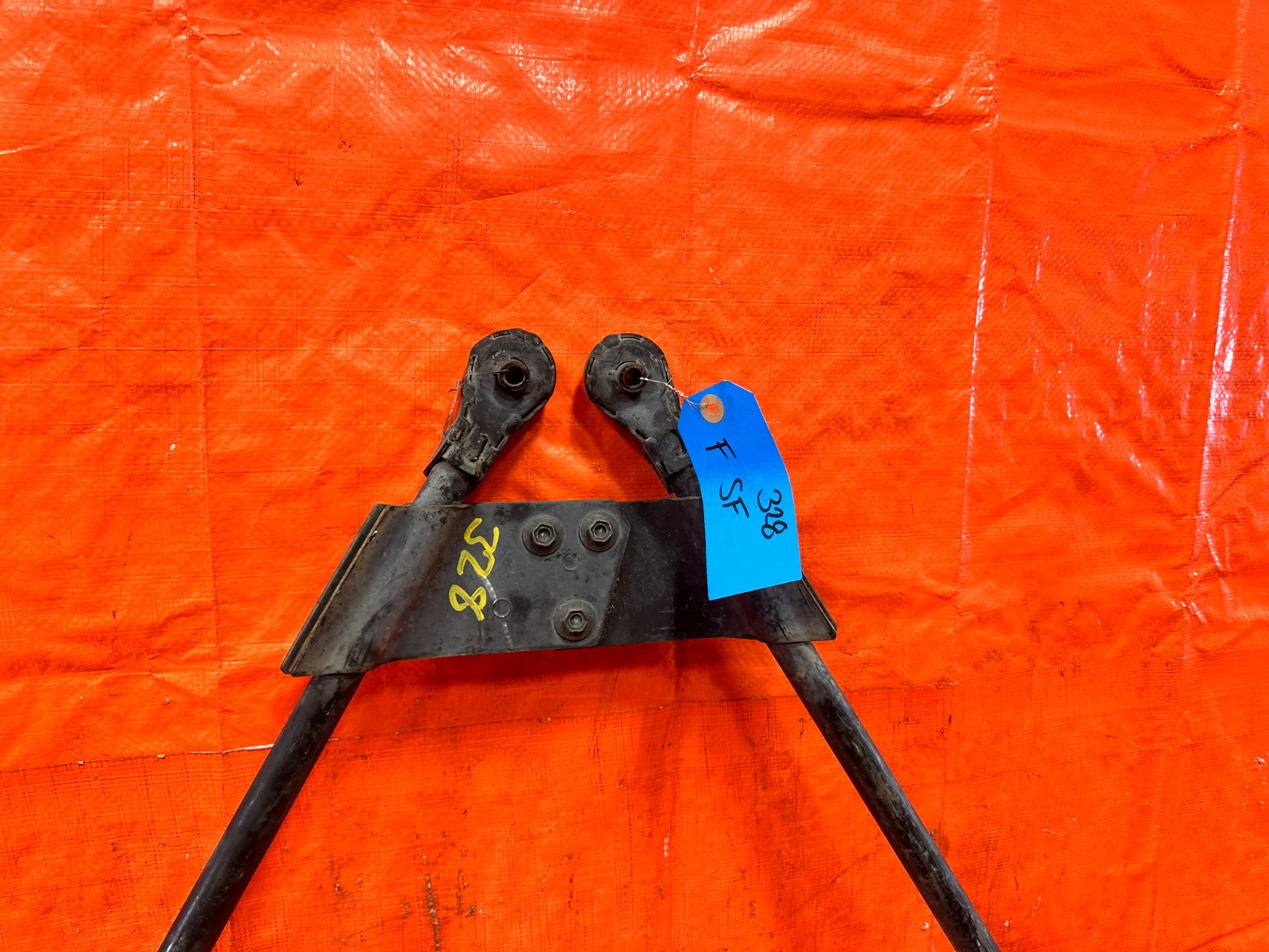 09 15 INFINITI G37 Q60 CONVERTIBLE REAR LOWER SUBFRAME SUSPENSION BRACE #3294