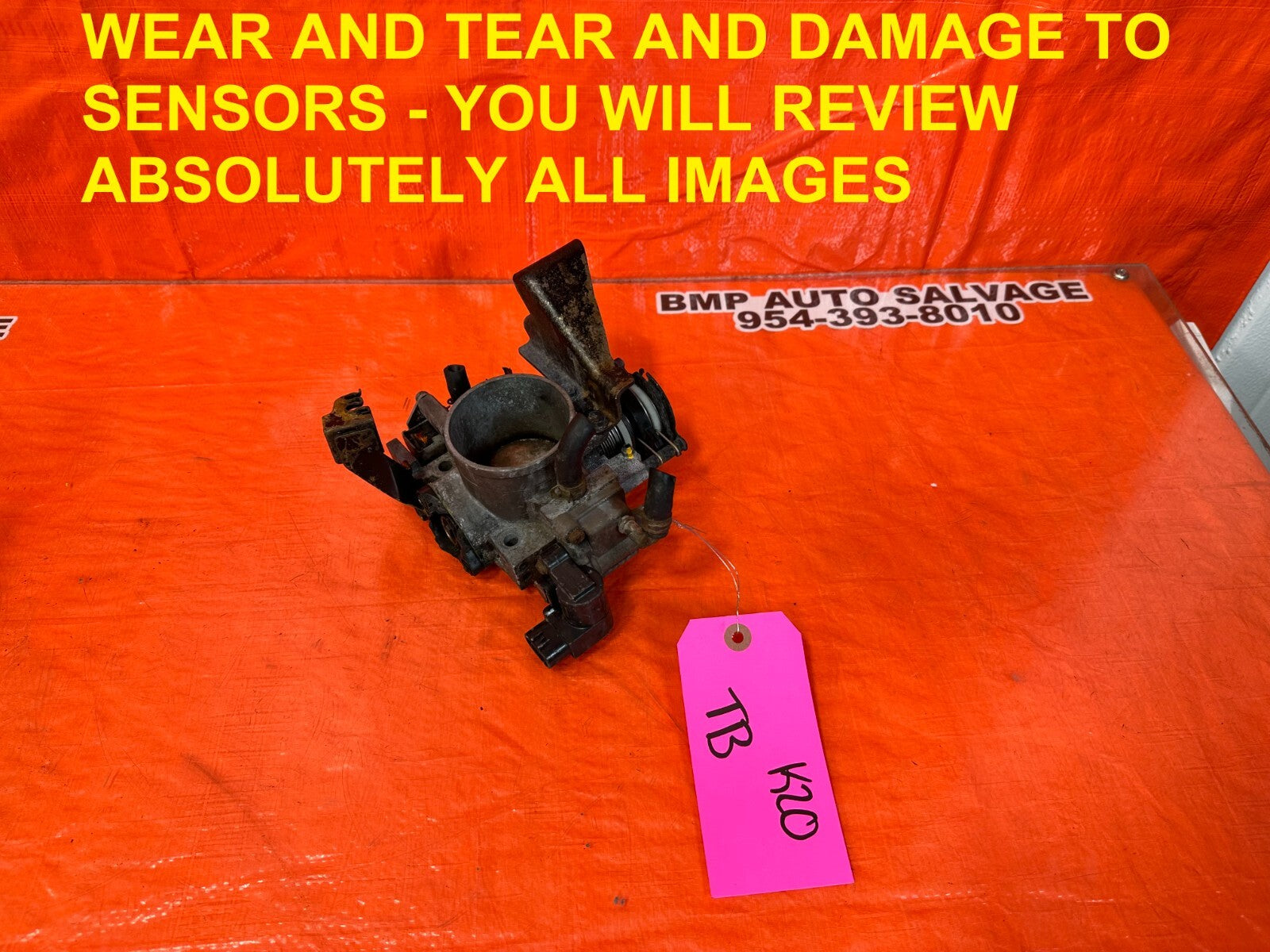 02 04 ACURA RSX TYPE S K20A2 ENGINE MOTOR THROTTLE BODY   THERE ARE FLAWS  ‍ 0