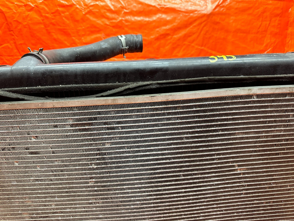 14-15 INFINITI Q50 3.7L AWD ENGINE COOLING RADIATOR WITH CONDENSER SHROUD FANS #8