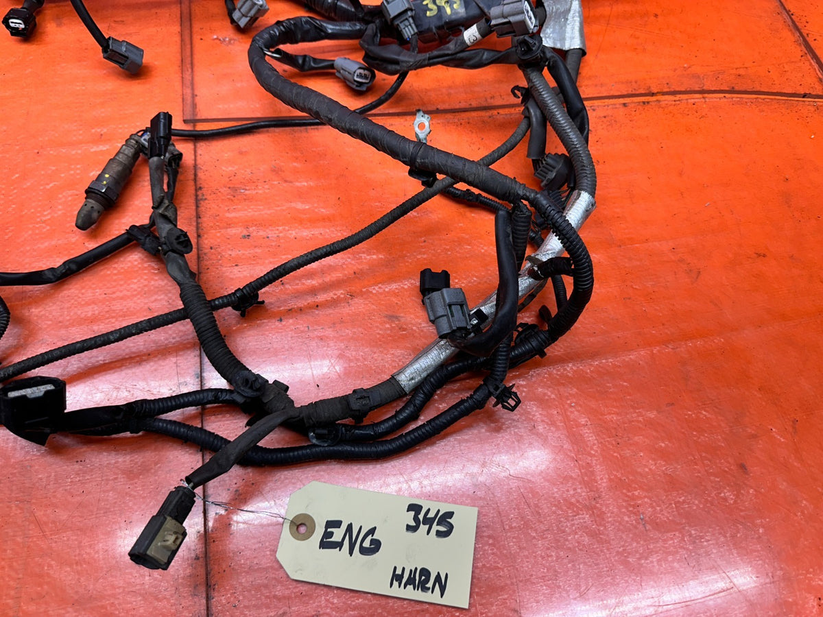 14-15 INFINITI Q50 3.7L AWD VQ37VHR ENGINE MOTOR WIRING WIRE HARNESS LOOM OEM #312