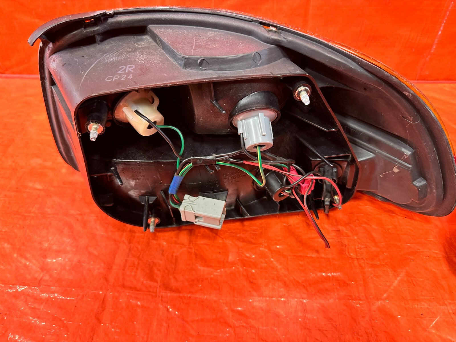93 97 HONDA DEL SOL   LEFT AND RIGHT TAIL LIGHTS LAMPS   OEM FACTORY #27212