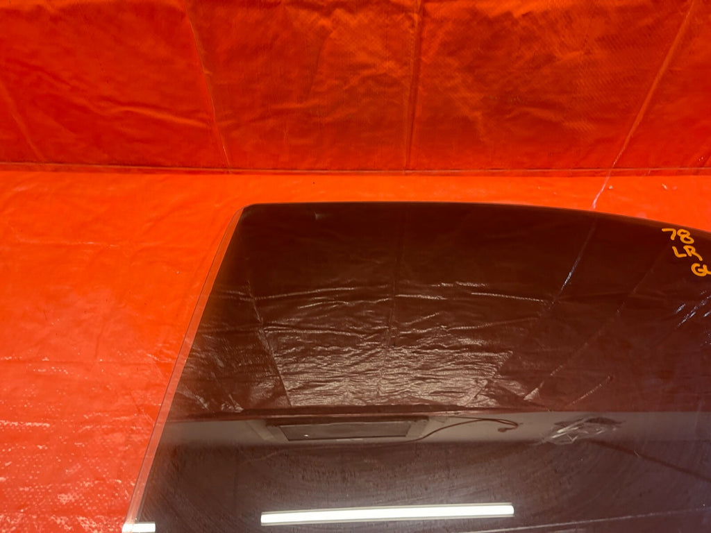 08 11 LANCER EVOLUTION X 10   WINDOW GLASS   DRIVER LEFT REAR SIDE   OEM 786