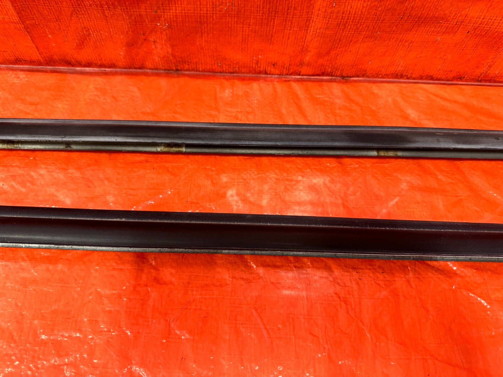 88 89 HONDA CRX   FRONT & REAR / LEFT & RIGHT EXTERIOR WINDOW GLASS TRIM OEM 2773