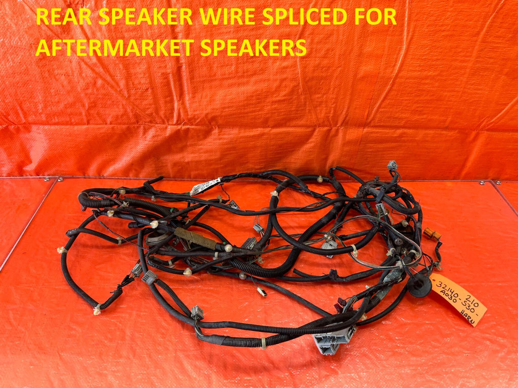 99 01 HONDA PRELUDE BASE INTERIOR FLOOR WIRING HARNESS WIRE LOOM LEFT SIDE #2100