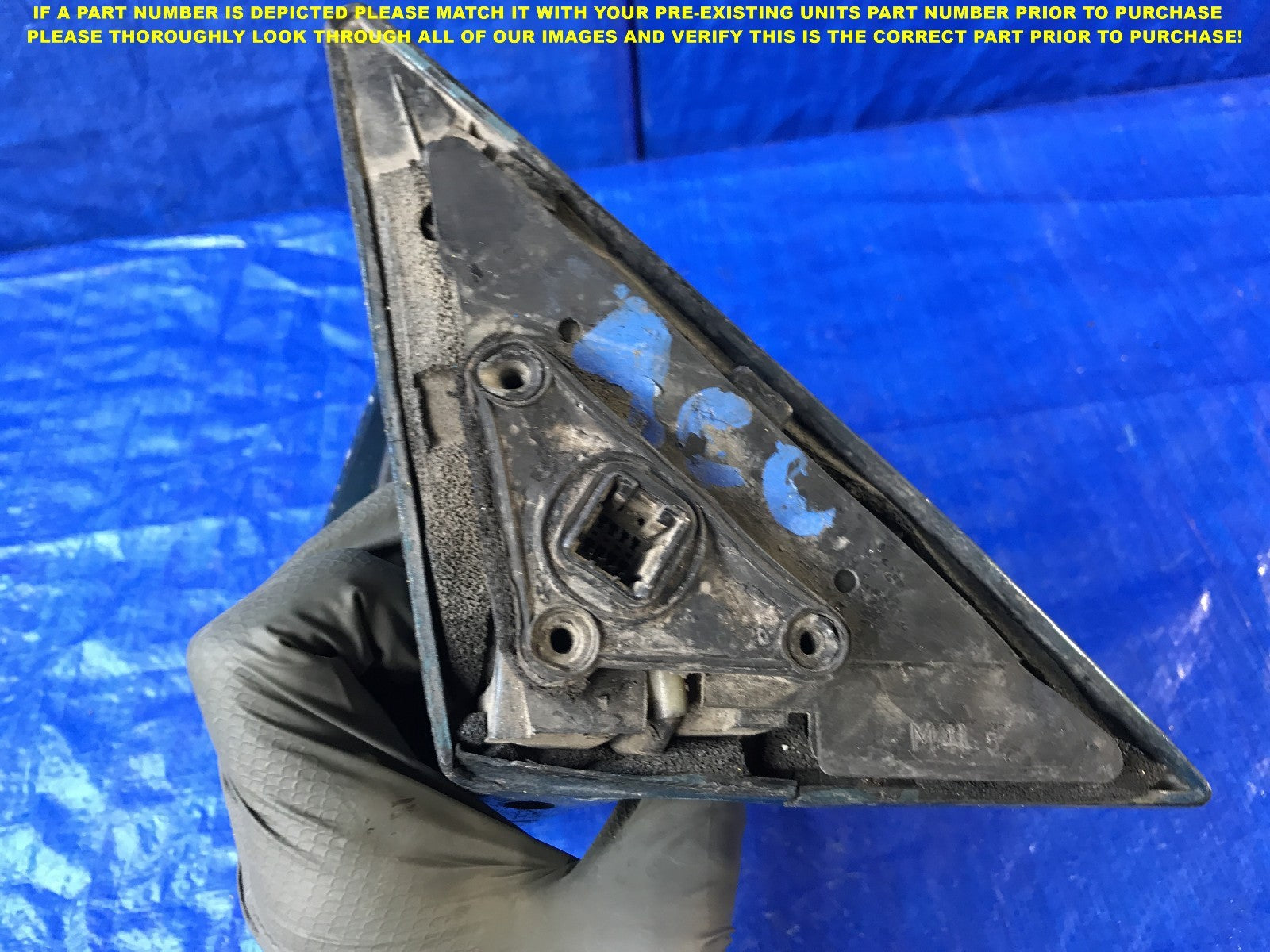OEM 1990 1991 1992 1993 HONDA ACCORD DRIVER LEFT SIDE VIEW MIRROR       7