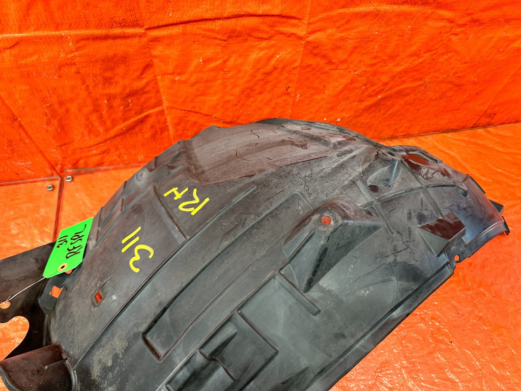 08 15 INFINITI G37 & Q60   RIGHT FRONT FENDER LINER   REAR HALF   OEM 3112