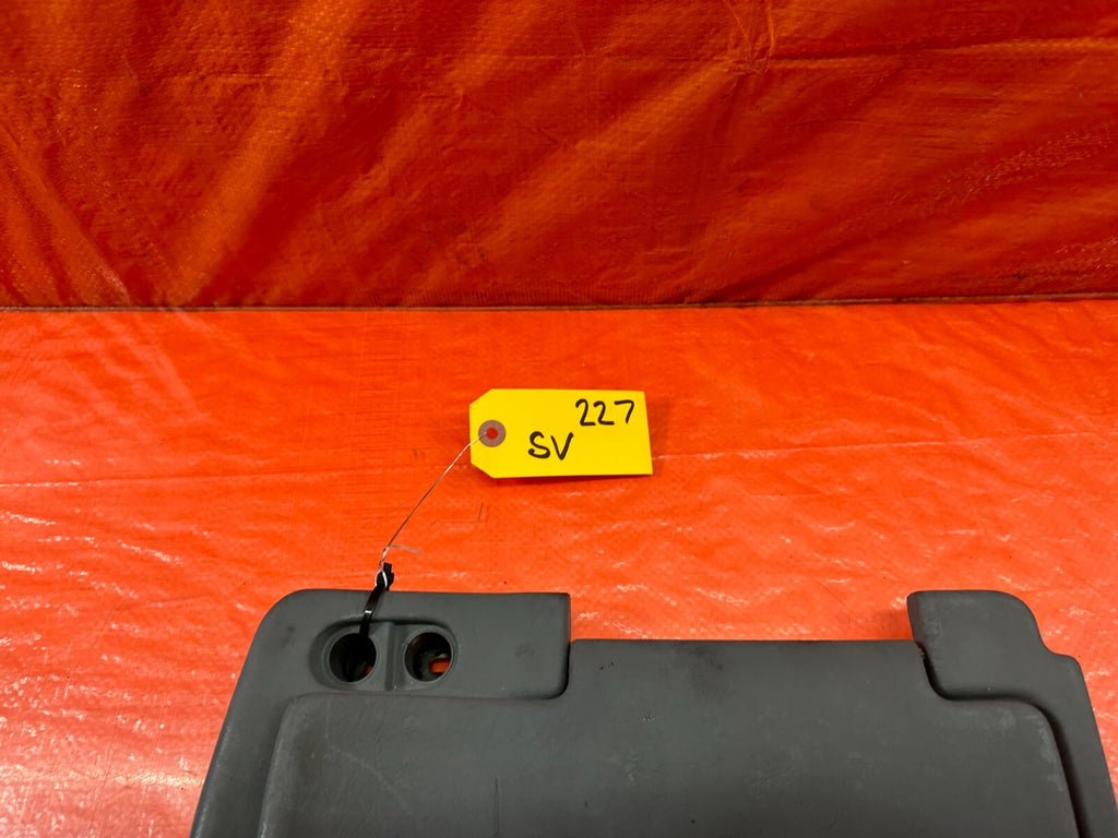 94 95 HONDA DEL SOL   SUN VISOR   PASSENGER RIGHT SIDE   GRAY COLOR   OEM #2274