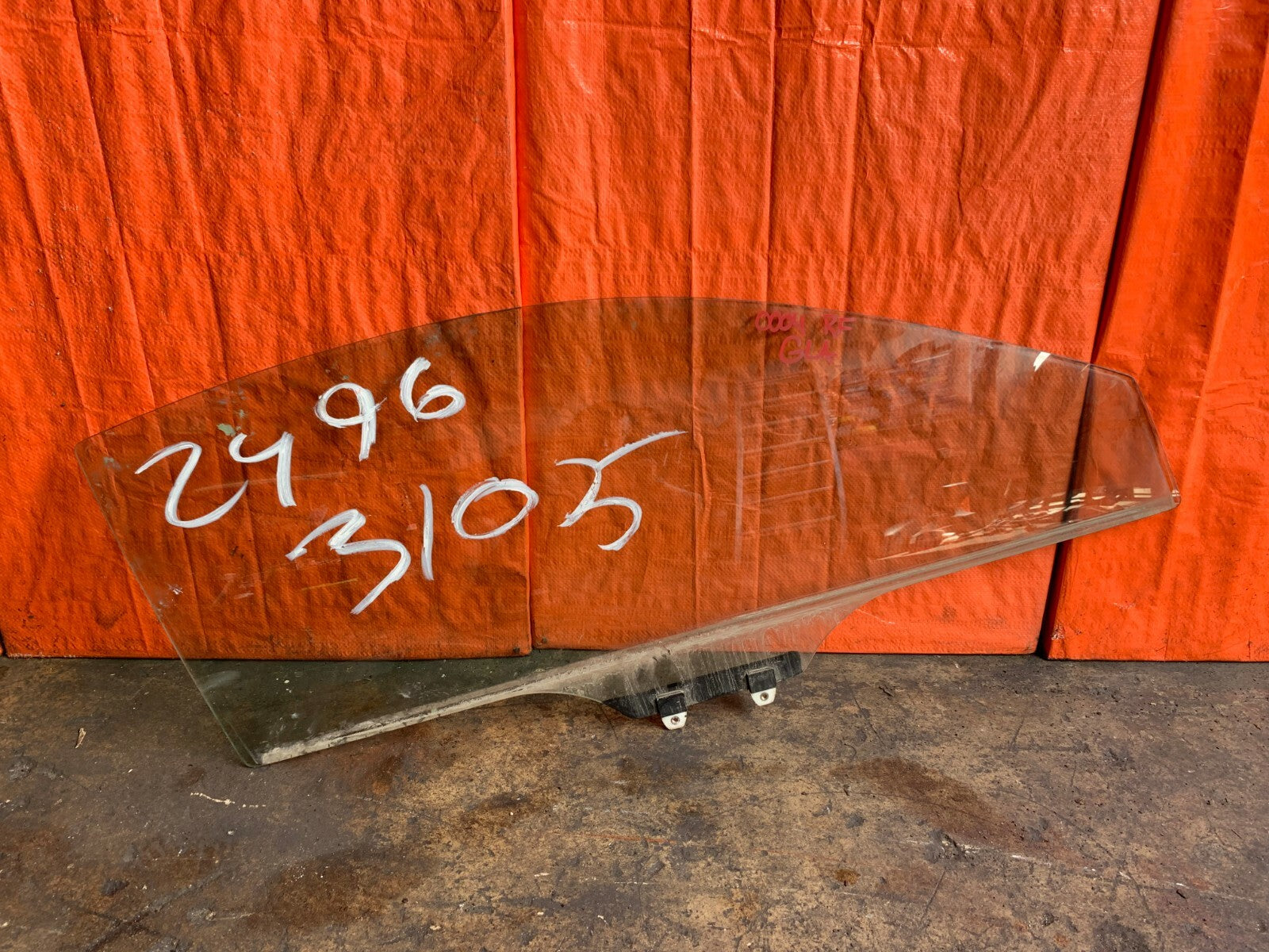 2004 04 ACURA RSX TYPE S   PASSENGER RIGHT WINDOW GLASS6