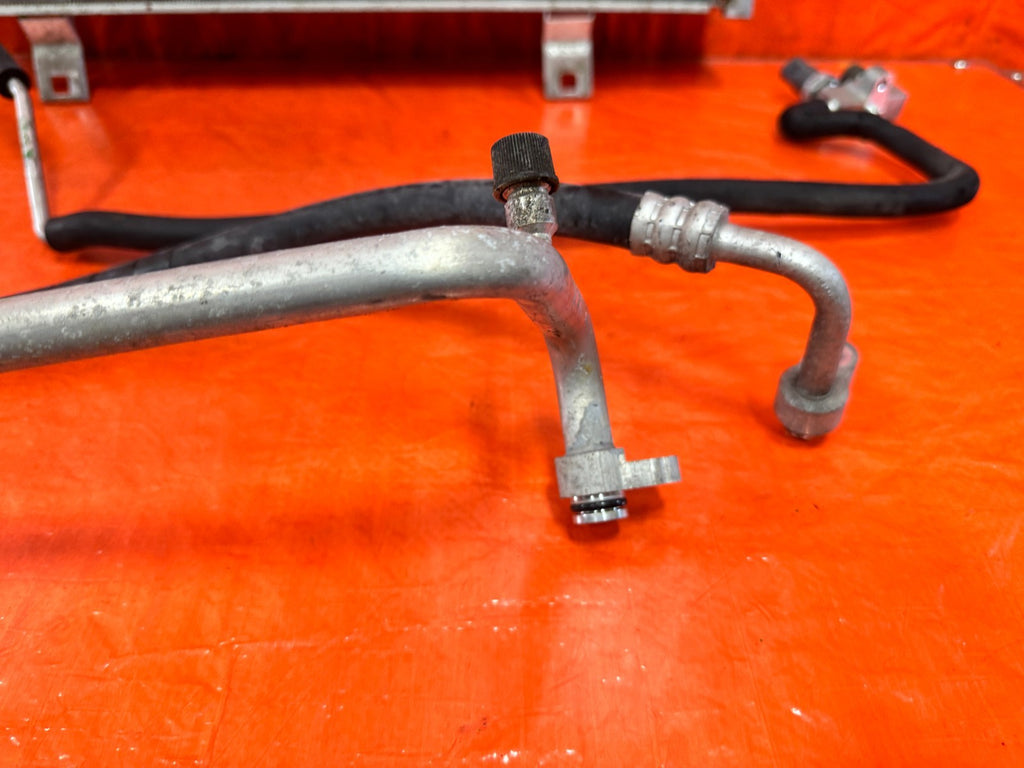 09 11 MAZDA RX8 RX 8   AC LINE SET LINES PIPES HOSES W/ CONDENSER & FAN OEM 3034