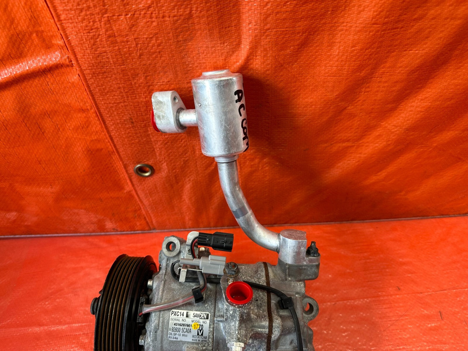 16 20 INFINITI Q50 Q60 3.0L HVAC AIR CONDITIONG AC COMPRESSOR   OEM FACTORY #2225