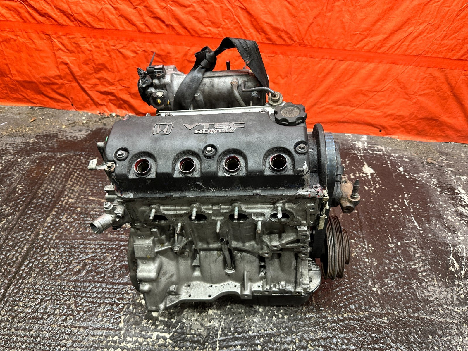 92 95 HONDA CIVIC EX 1.6L D16Z6 SOHC VTEC ENGINE MOTOR LONG BLOCK OEM FACTORY9