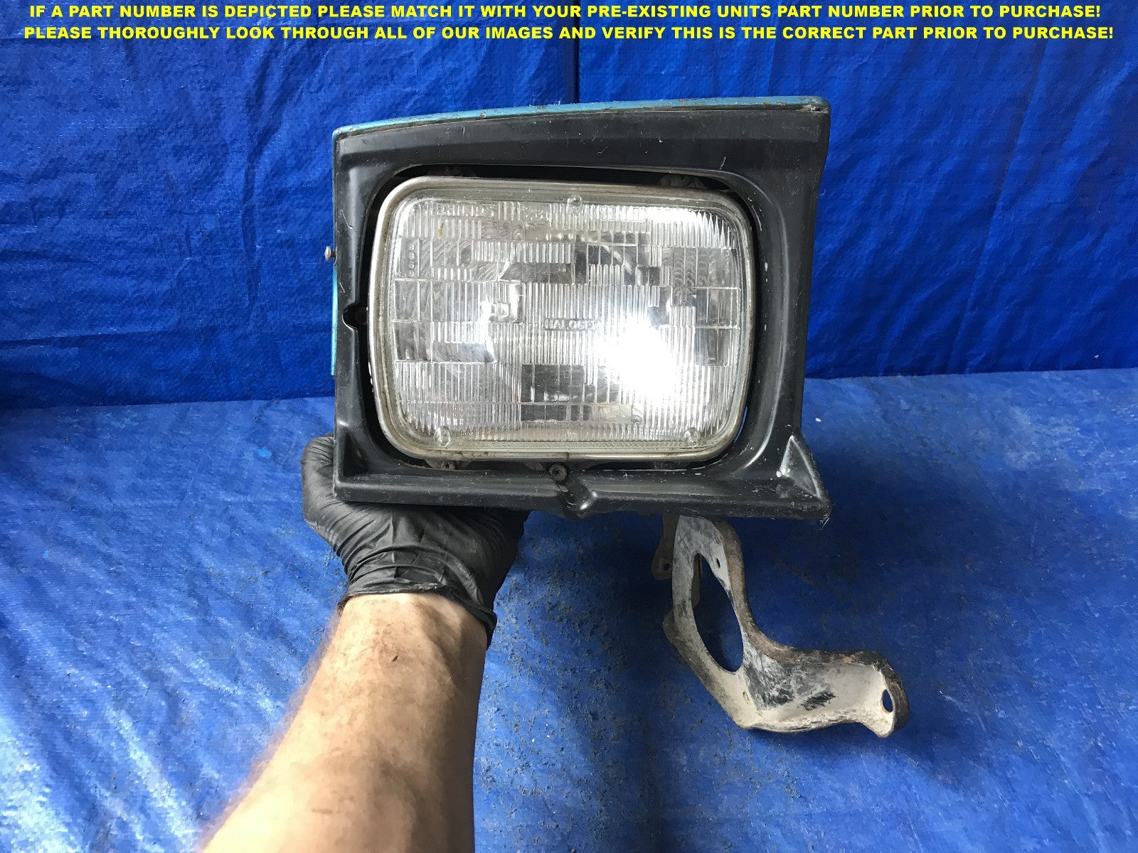 OEM 1987 1988 1989 TOYOTA MR2 PASSENGER RIGHT HEADLIGHT R RH 0